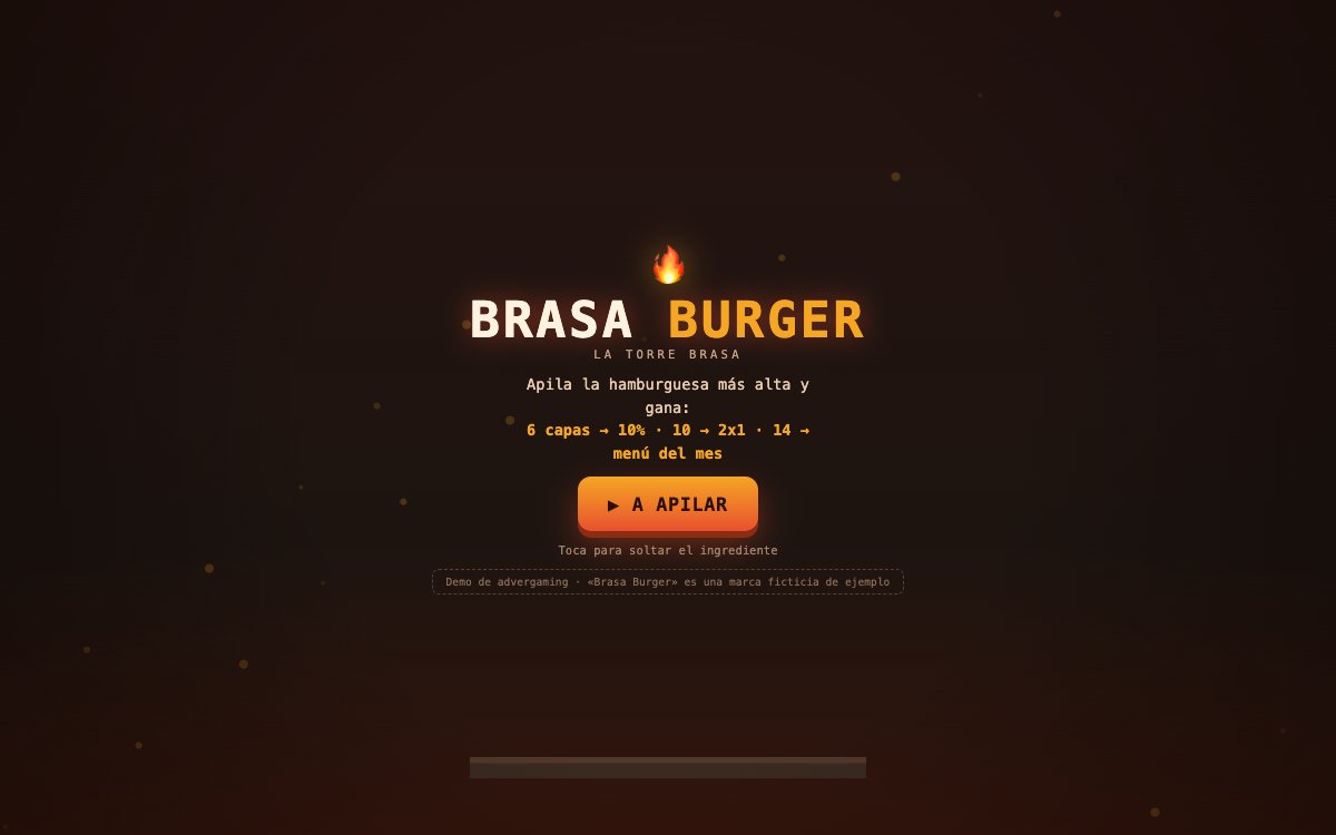 «La Torre Brasa» — campaña de advergaming para hostelería