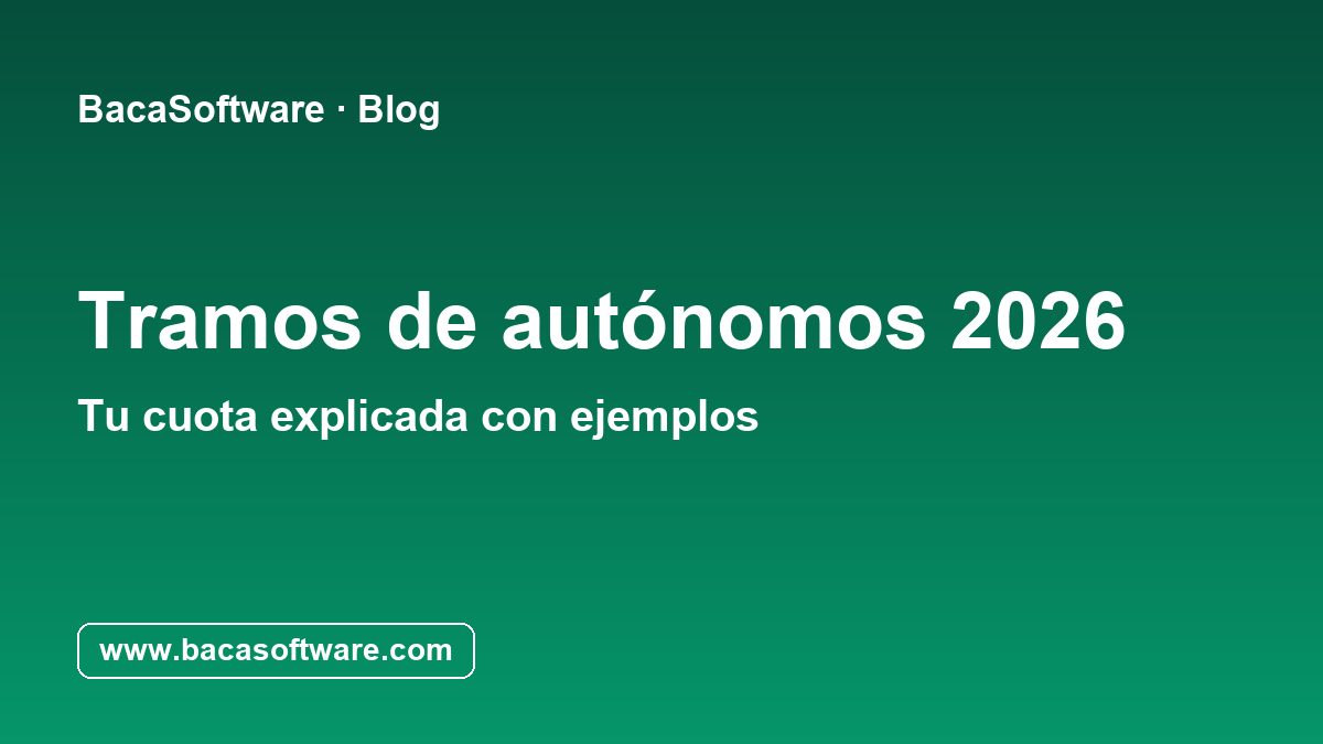 Tramos de autónomos 2026: entiende tu cuota con ejemplos reales